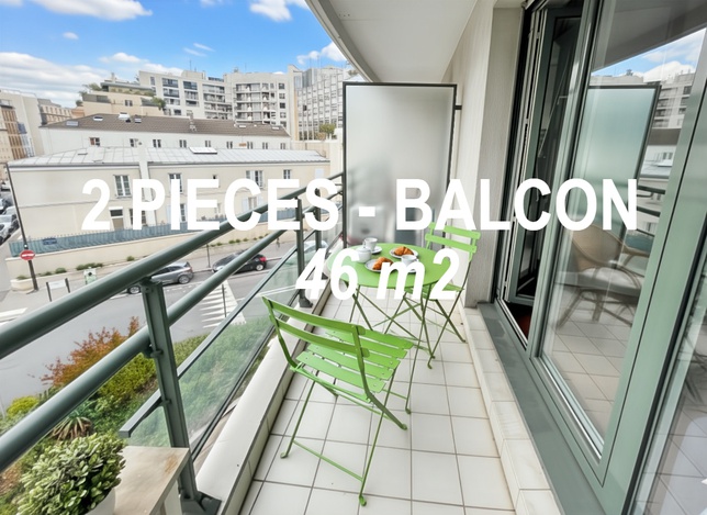 appartement 2 pièces - 45m2 à Boulogne-Billancourt (92100)