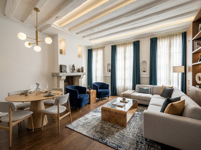 appartement 2 pièces - 45m2 à Paris (75003)