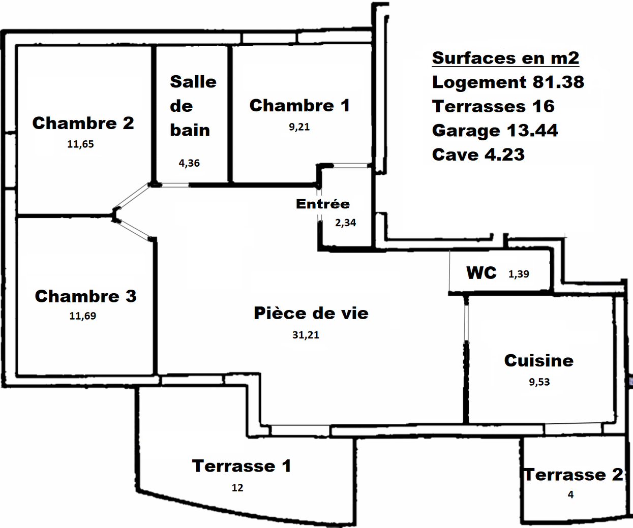 Achat immobilier Appartement 5 pièces  81m2 à Wintzenheim (68920) - Photo n°18