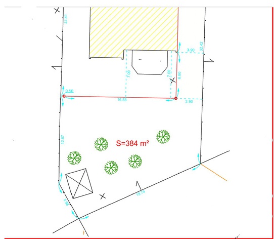 terrain  - 384m2 à Saint-Molf (44350)