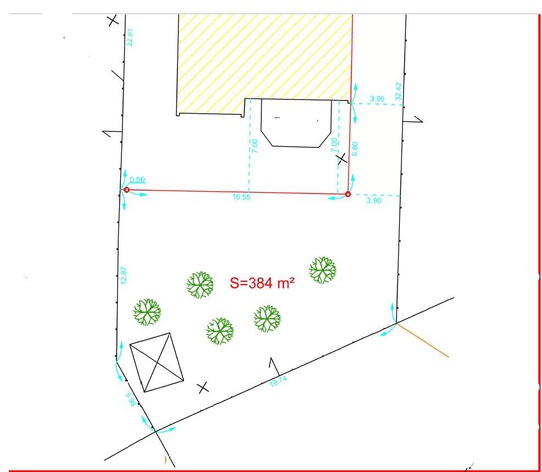 terrain  - 384m2 à Saint-Molf (44350)