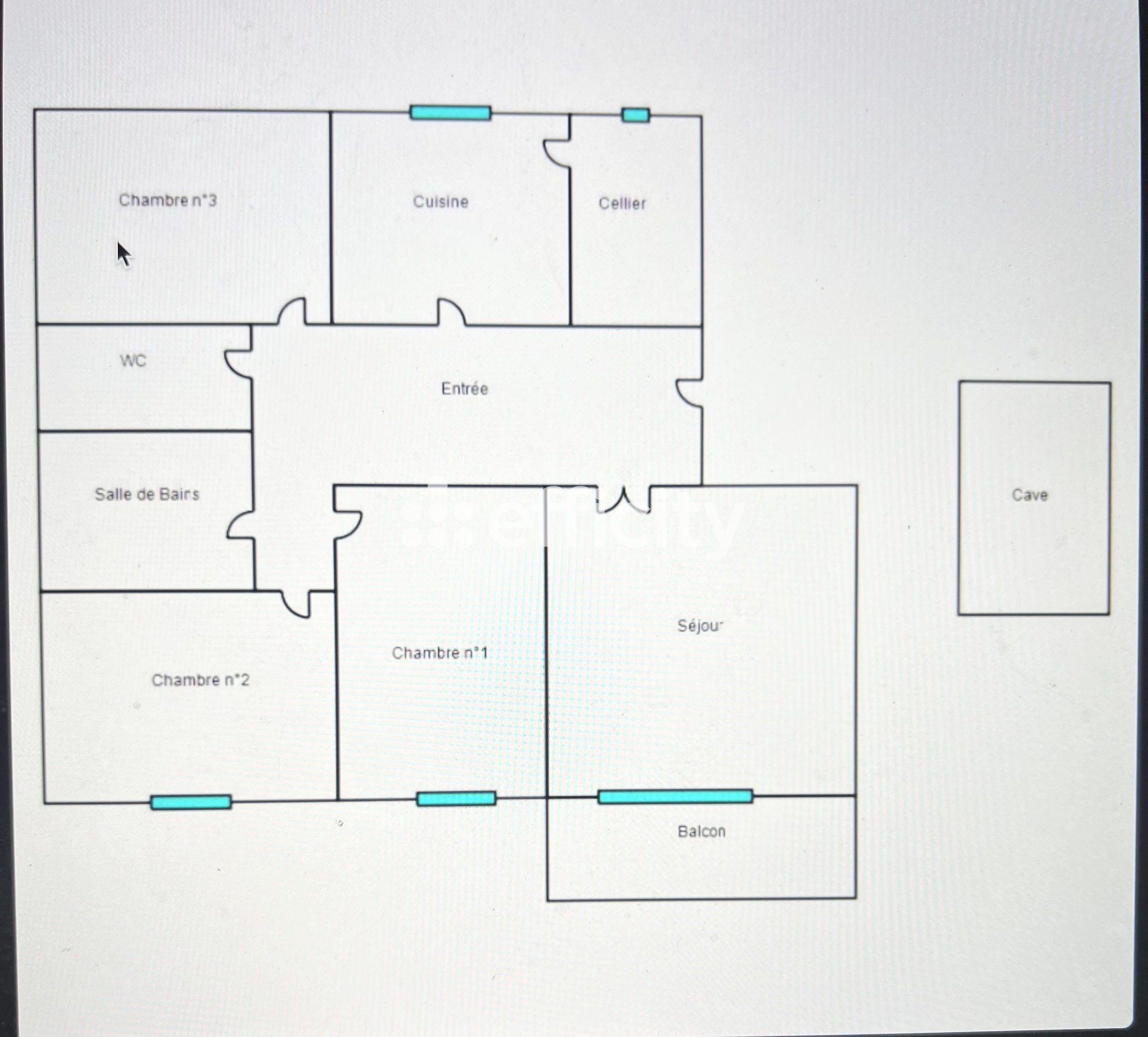 Achat immobilier Appartement 5 pièces  71m2 à Tours (37000) - Photo n°6