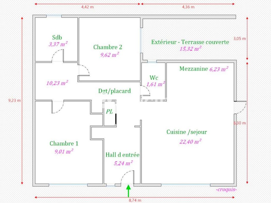 Achat immobilier Maison 3 pièces  65m2 à Marseille (13011) - Photo n°12