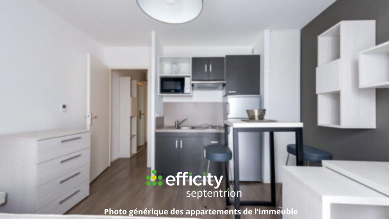 Achat immobilier Appartement 1 pièces  24m2 à Valenciennes (59300) - Photo n°6
