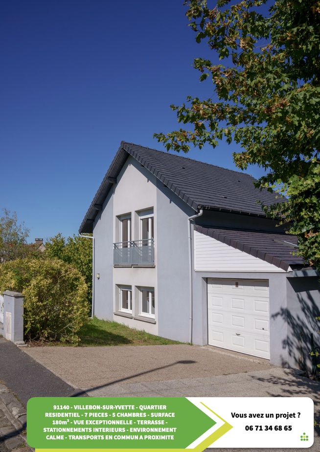 maison 7 pièces - 180m2 à Villebon-sur-Yvette (91140)