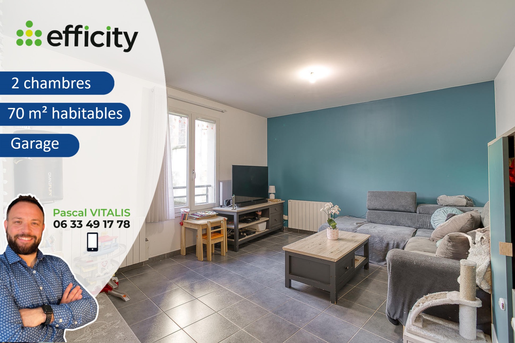 Achat immobilier Appartement 3 pièces  70m2 à Chonas-l'Amballan (38121) - Photo n°1