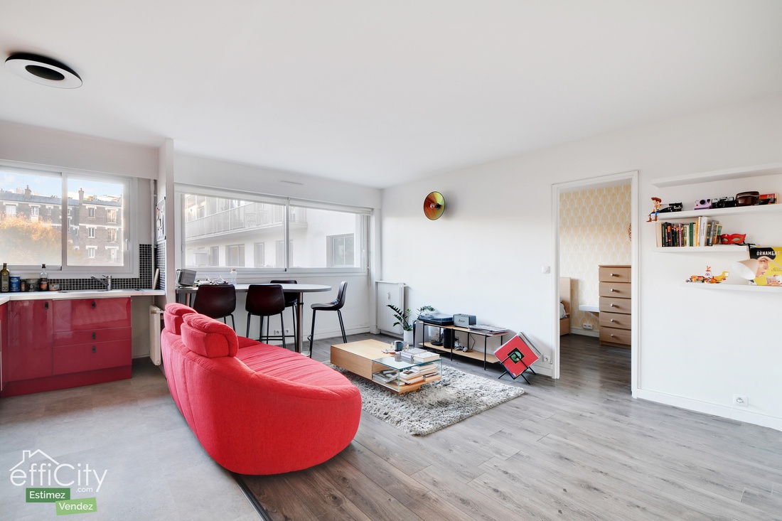 appartement 2 pièces - 42m2 à Paris (75019)