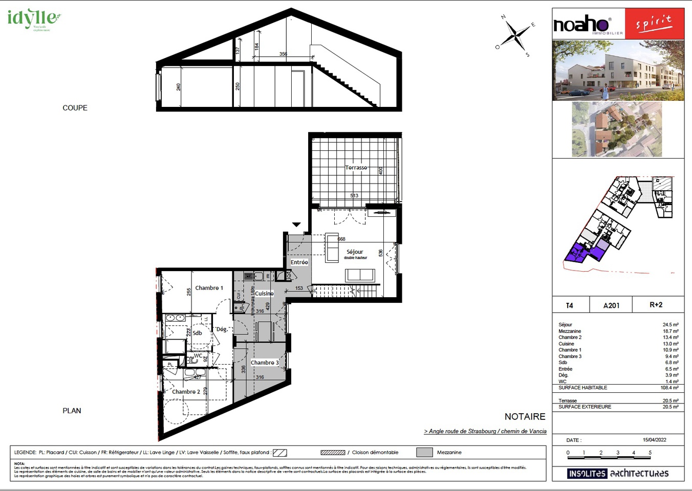 Achat immobilier Appartement 4 pièces  108m2 à Rillieux-la-Pape (69140) - Photo n°13