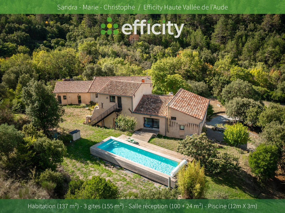 maison 15 pièces - 416m2 à Saint-Hilaire (11250)