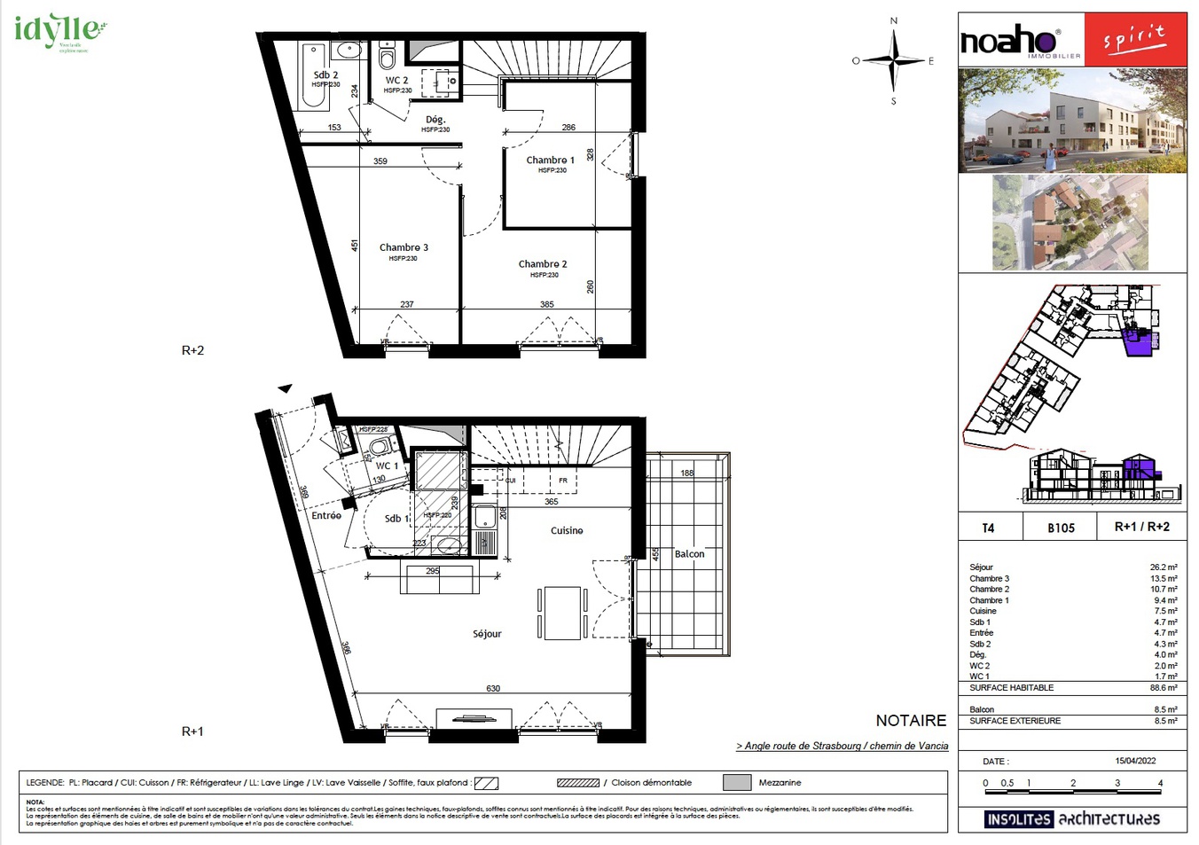 Achat immobilier Appartement 4 pièces  88m2 à Rillieux-la-Pape (69140) - Photo n°11