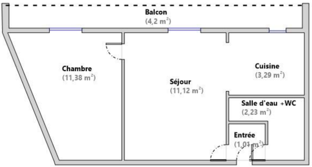 Achat immobilier Appartement 2 pièces  29m2 à Montreuil (93100) - Photo n°11