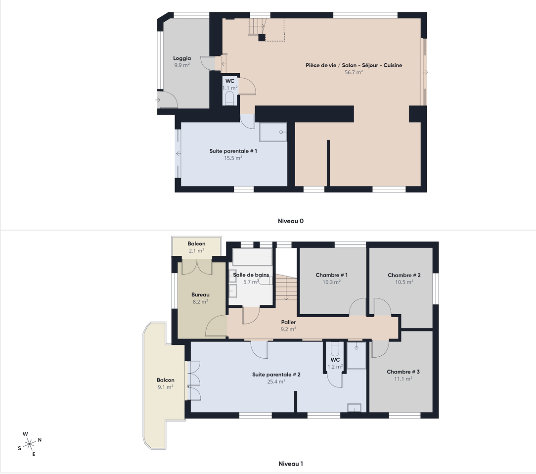 maison 8 pièces - 189m2 à Péronnas (01960)