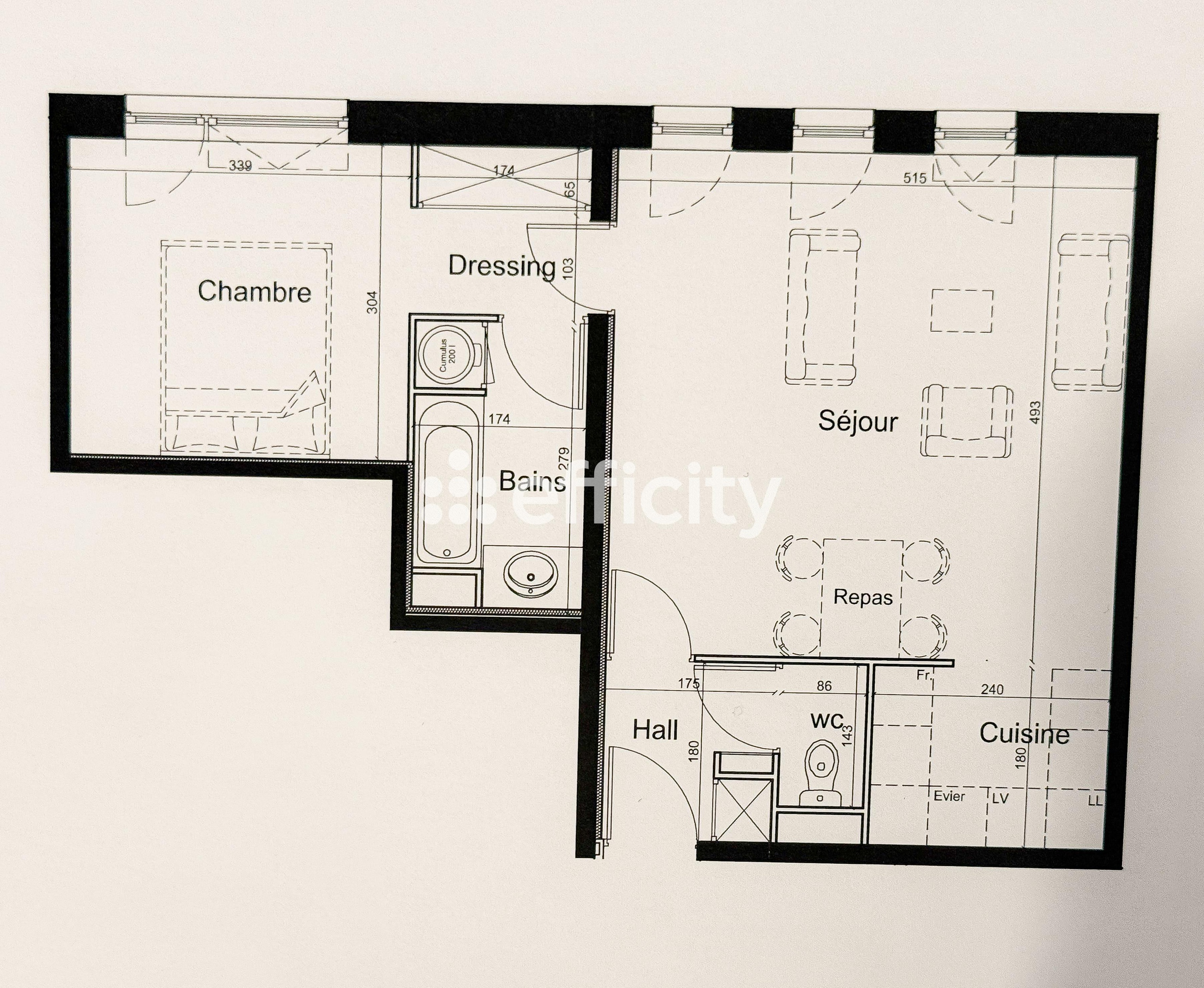 Achat immobilier Appartement 2 pièces  52m2 à Roubaix (59100) - Photo n°12