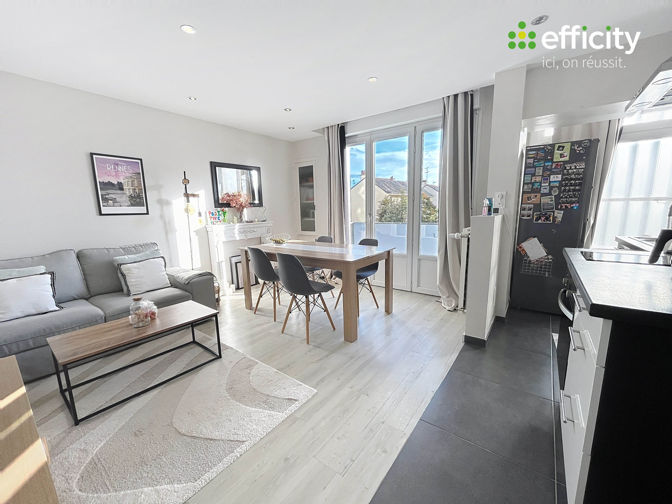 Achat immobilier Appartement 2 pièces  42m2 à Rennes (35200) - Photo n°1