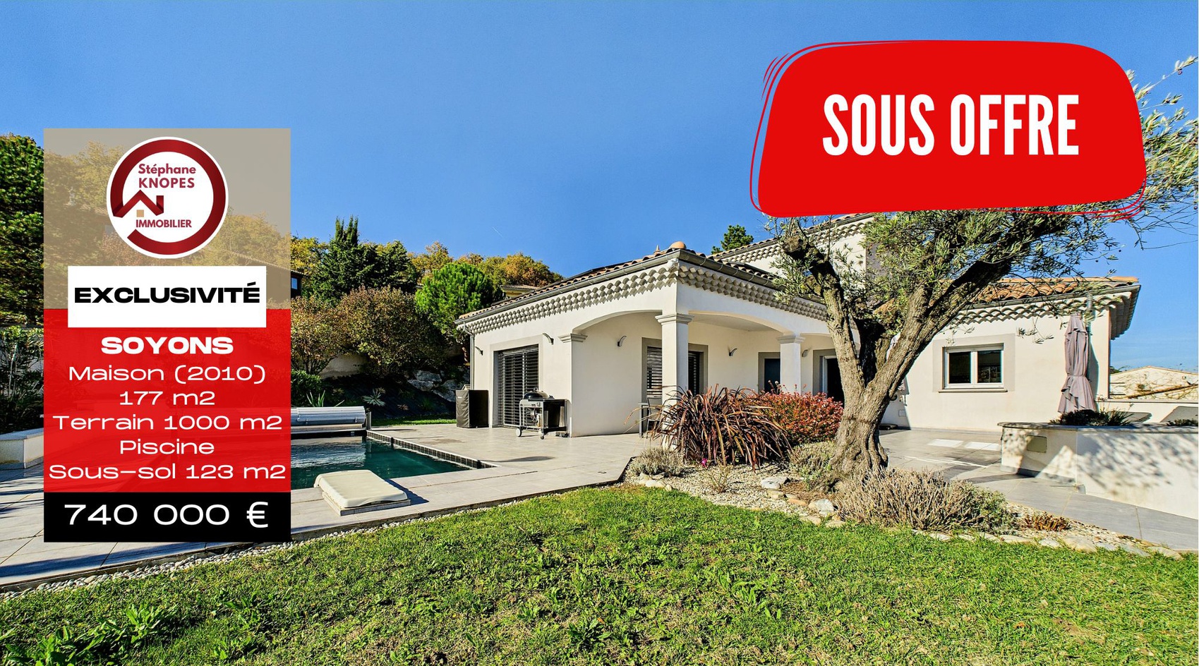 Achat immobilier Maison 7 pièces  177m2 à Soyons (07130) - Photo n°1