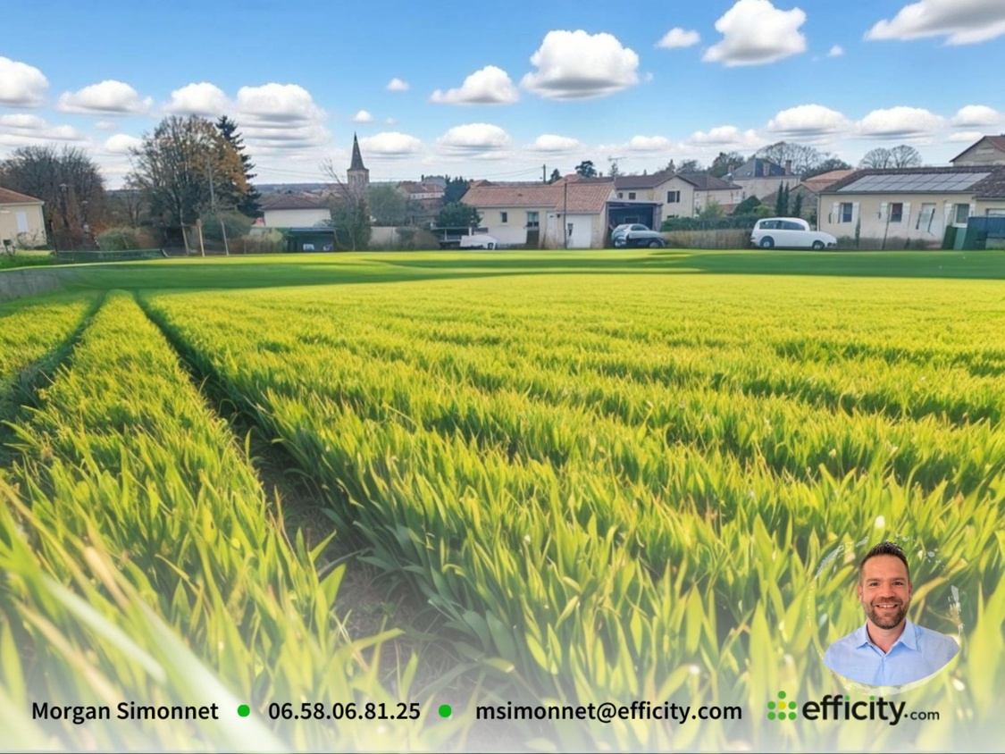 terrain  - 614,0m2 à Saint-Claud (16450)
