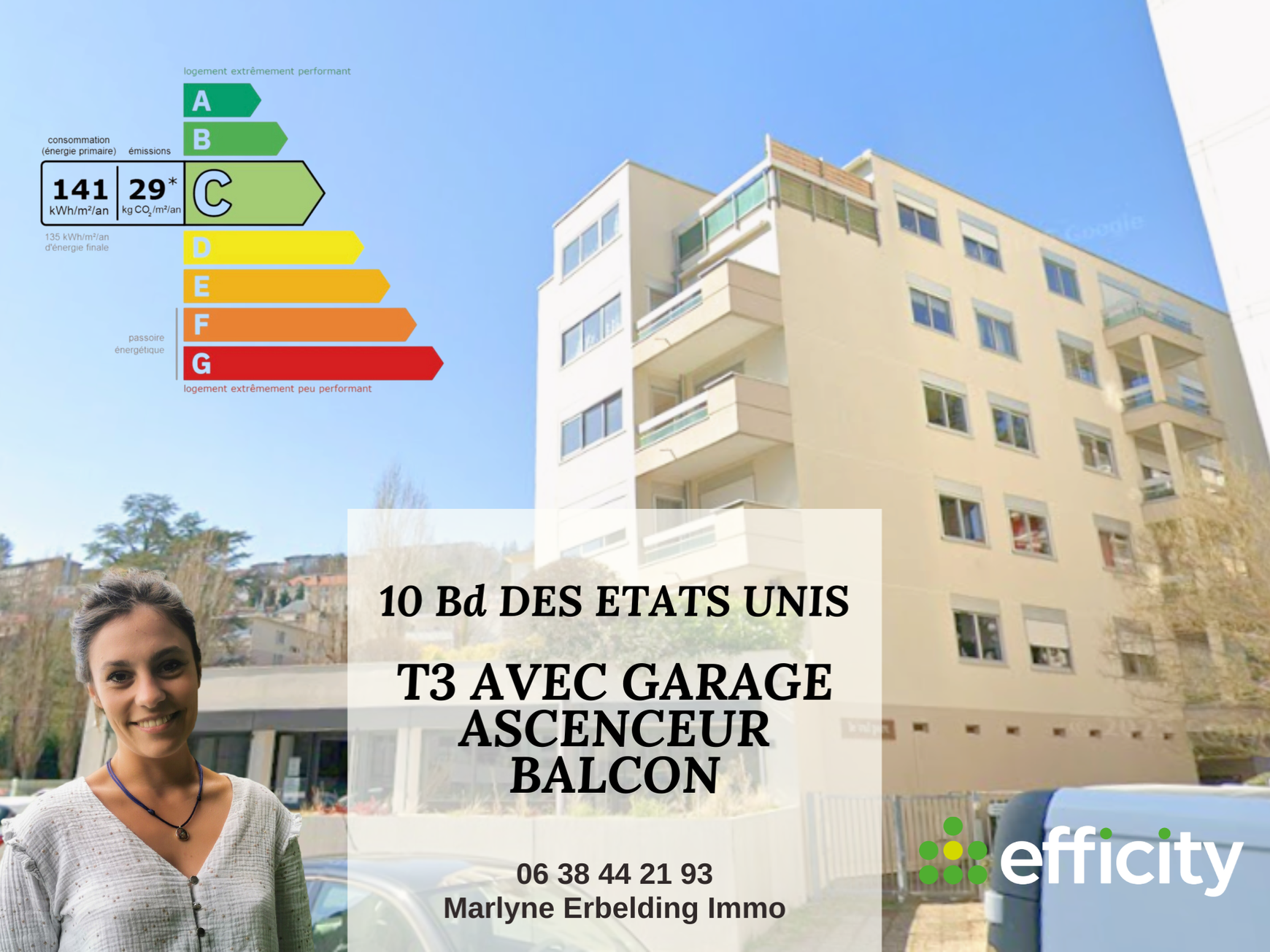 Achat immobilier Appartement 3 pièces  66m2 à Saint-Étienne (42000) - Photo n°1