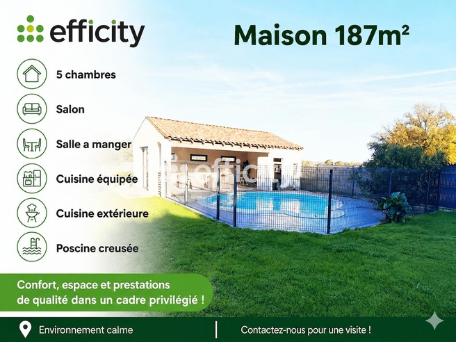 maison 8 pièces - 187,0m2 à Saintes (17100)