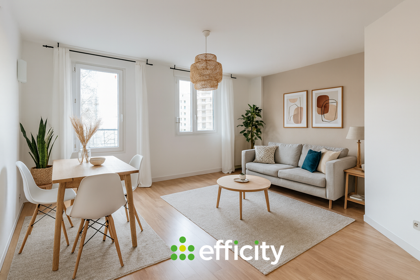 appartement 2 pièces - 49m2 à Lyon (69003)