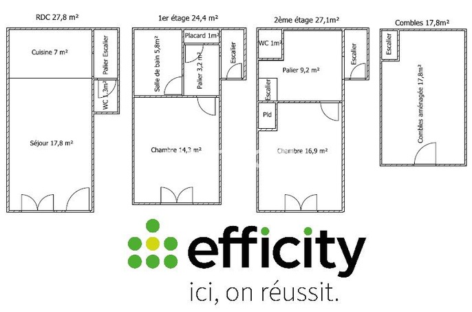 Achat immobilier Maison 4 pièces  97m2 à Rouen (76000) - Photo n°4