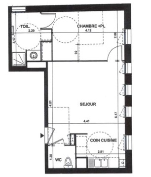 Achat immobilier Appartement 2 pièces  45m2 à Vénissieux (69200) - Photo n°12
