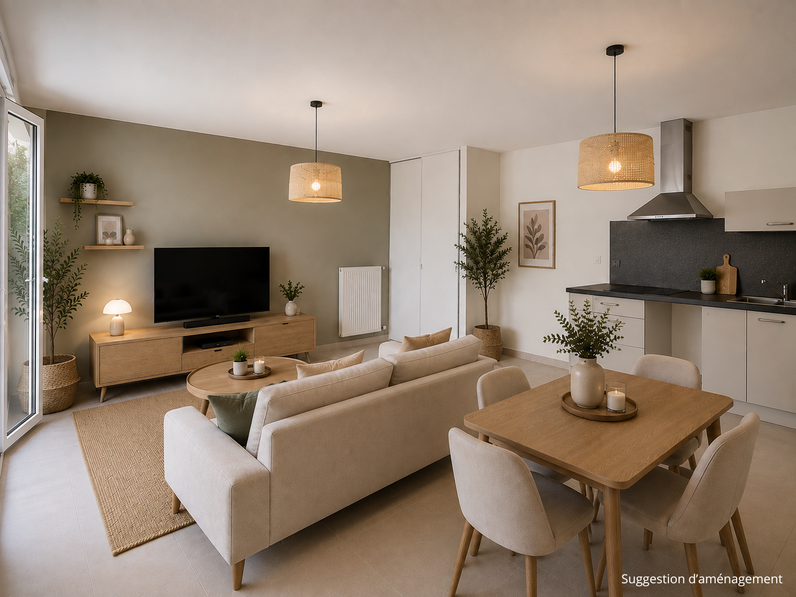 appartement 3 pièces - 65m2 à Juvignac (34990)