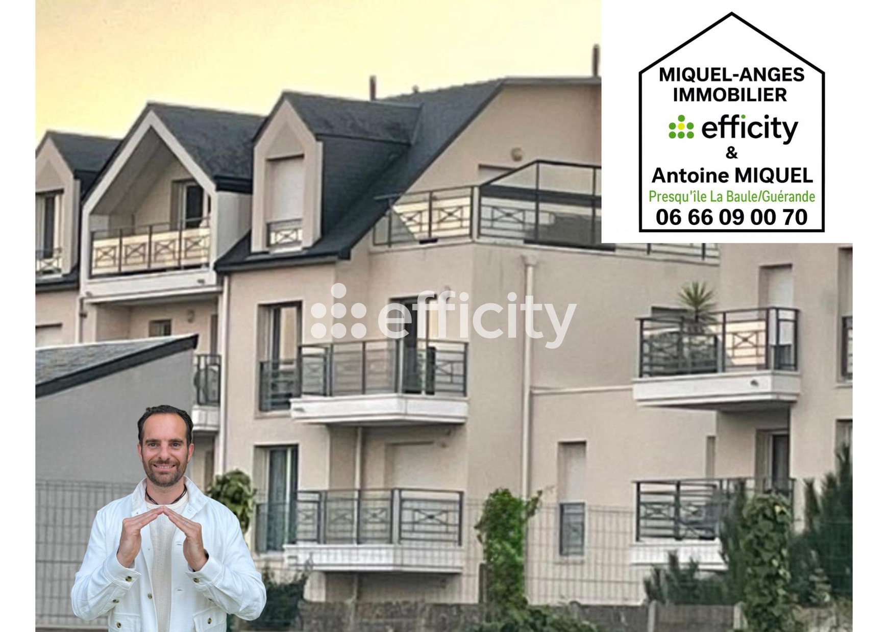 Achat immobilier Appartement 2 pièces  36m2 à Pornichet (44380) - Photo n°1