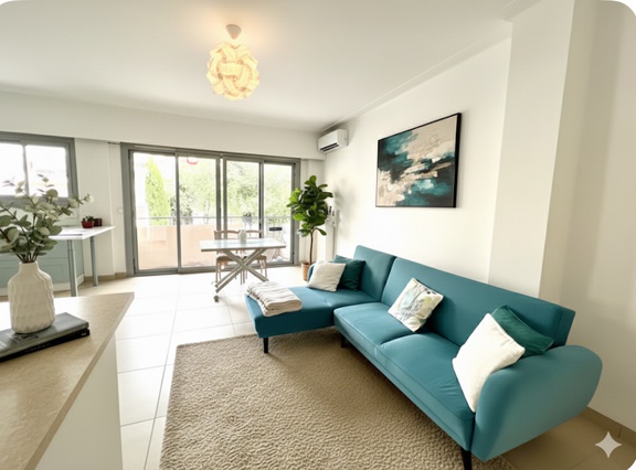 appartement 2 pièces - 57m2 à Nice (06100)