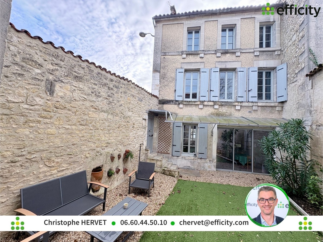 Achat immobilier Maison 5 pièces  162m2 à Jarnac (16200) - Photo n°4
