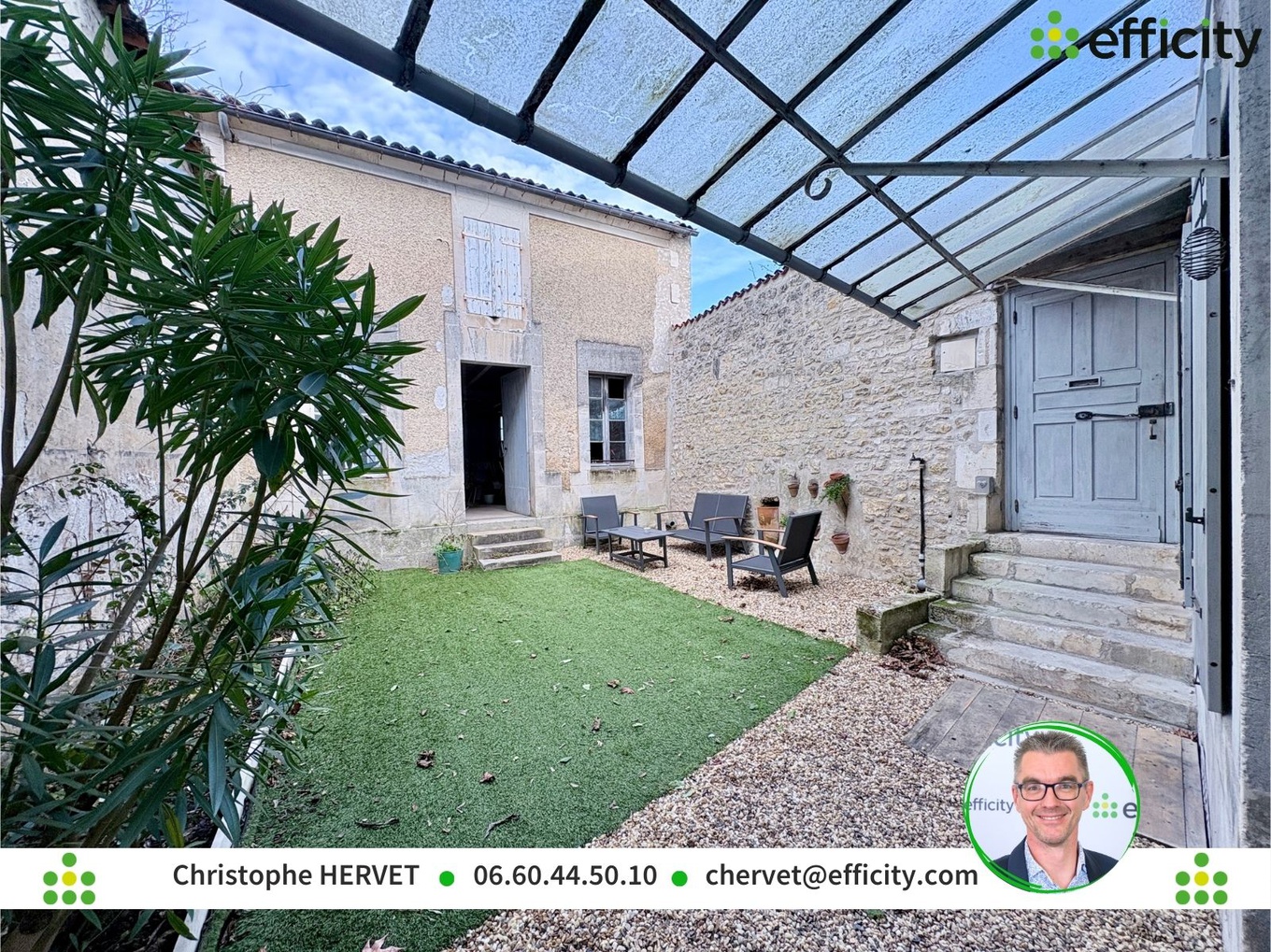 Achat immobilier Maison 5 pièces  162m2 à Jarnac (16200) - Photo n°5