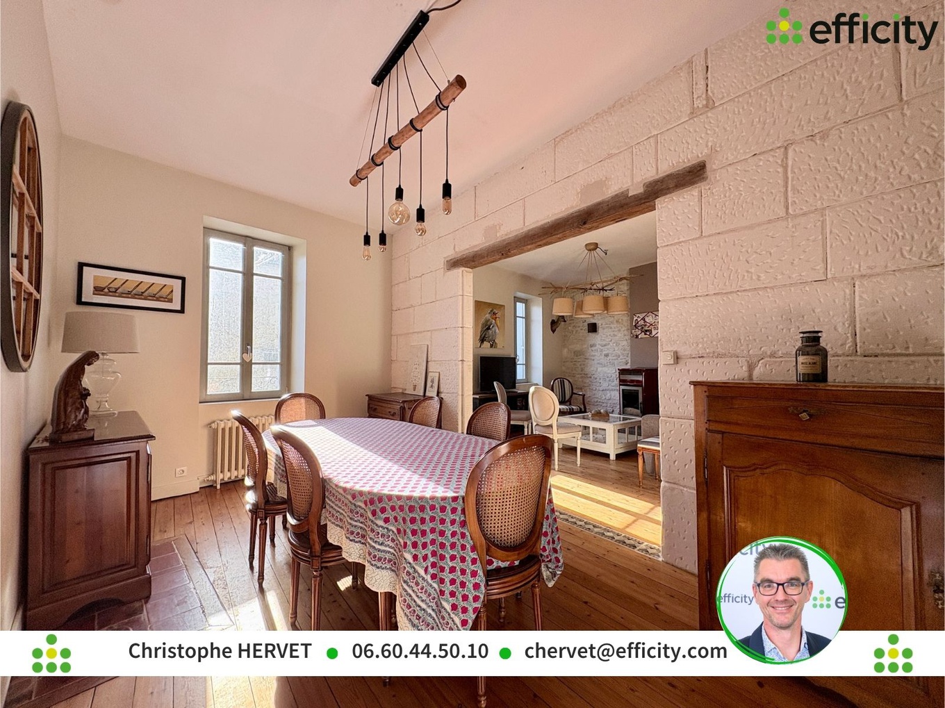 Achat immobilier Maison 5 pièces  162m2 à Jarnac (16200) - Photo n°8