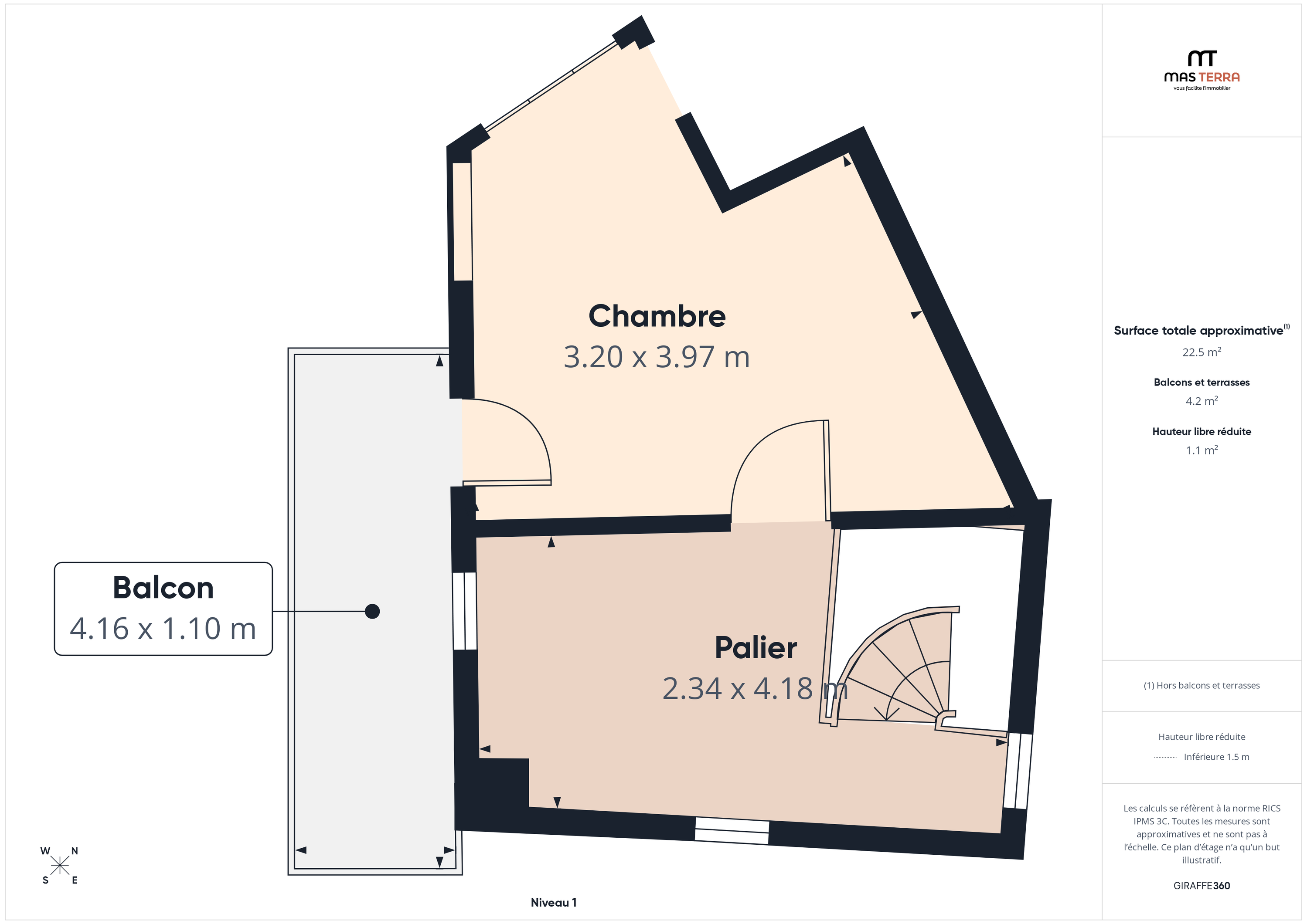 Achat immobilier Appartement 2 pièces  61m2 à Le Bar-sur-Loup (06620) - Photo n°12