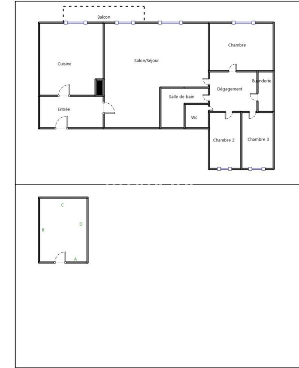 appartement 4 pièces - 69m2 à Épinay-sur-Seine (93800)