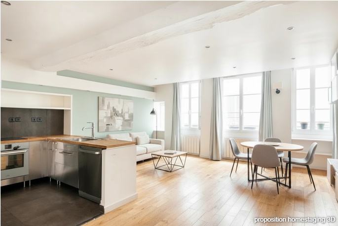 appartement 2 pièces - 61m2 à Paris (75002)
