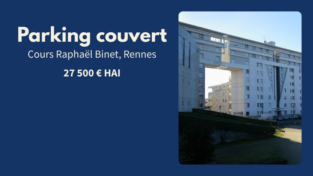 parking  - 12m2 à Rennes (35000)
