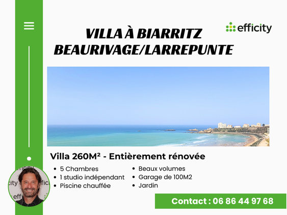 maison 7 pièces - 260m2 à Biarritz (64200)