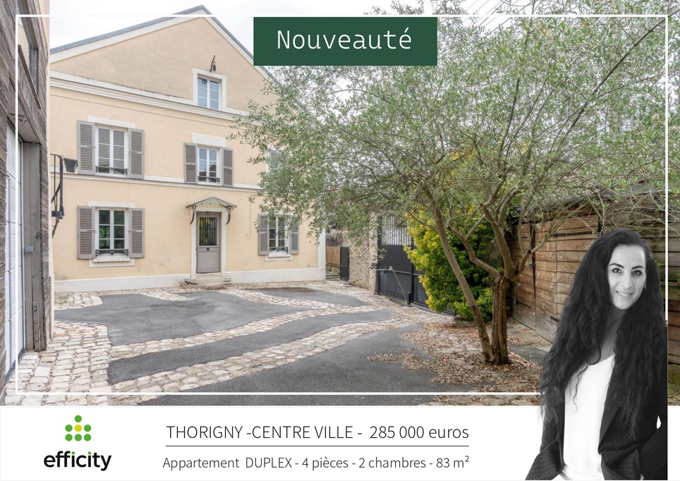 appartement 4 pièces - 83m2 à Thorigny-sur-Marne (77400)