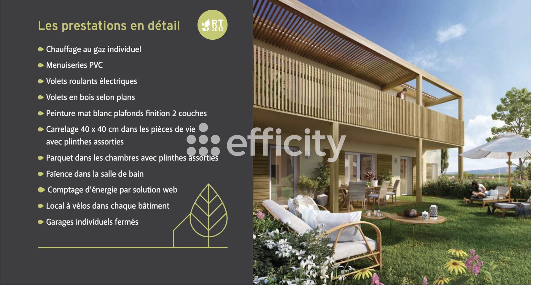 Achat immobilier Appartement 2 pièces  48m2 à Saint-Just (01250) - Photo n°4