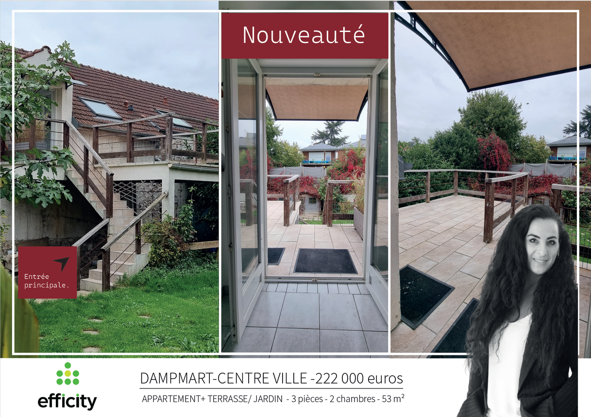 appartement 3 pièces - 53m2 à Thorigny-sur-Marne (77400)