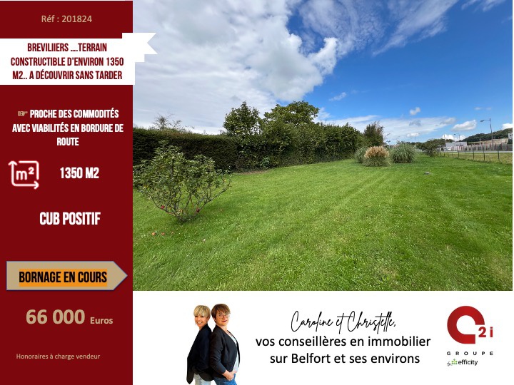 Terrain 1350 m² · à Brevilliers · 1 350 m² · 66 000 €