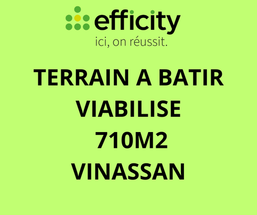 terrain  - 710m2 à Vinassan (11110)