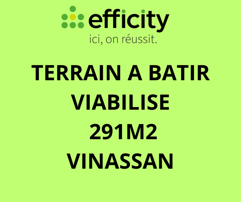 Achat immobilier Terrain   291m2 à Vinassan (11110) - Photo n°1