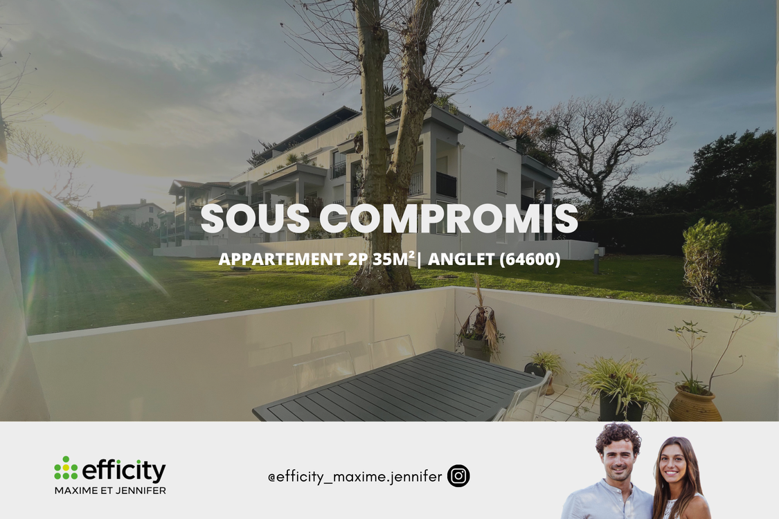appartement 2 pièces - 35m2 à Anglet (64600)