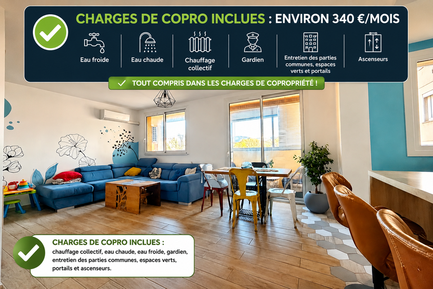 appartement 4 pièces - 98m2 à Aubagne (13400)
