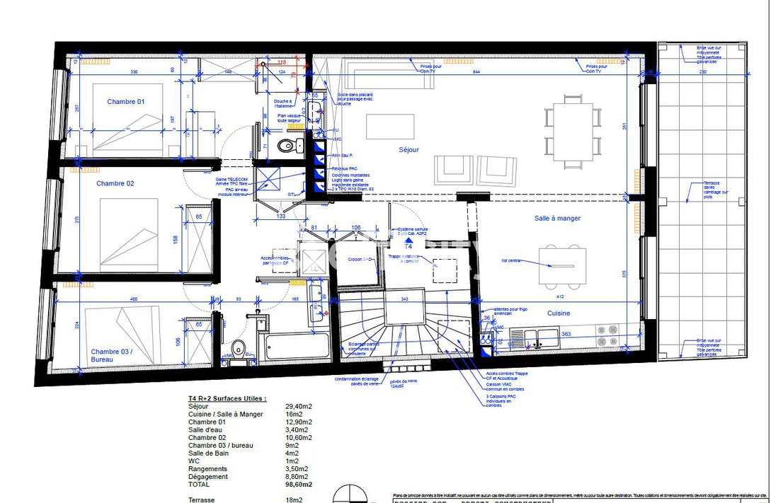 Achat immobilier Appartement 4 pièces  104m2 à Mérignac (33700) - Photo n°5