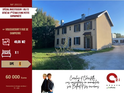 appartement 2 pièces - 49m2 à Voujeaucourt (25420)