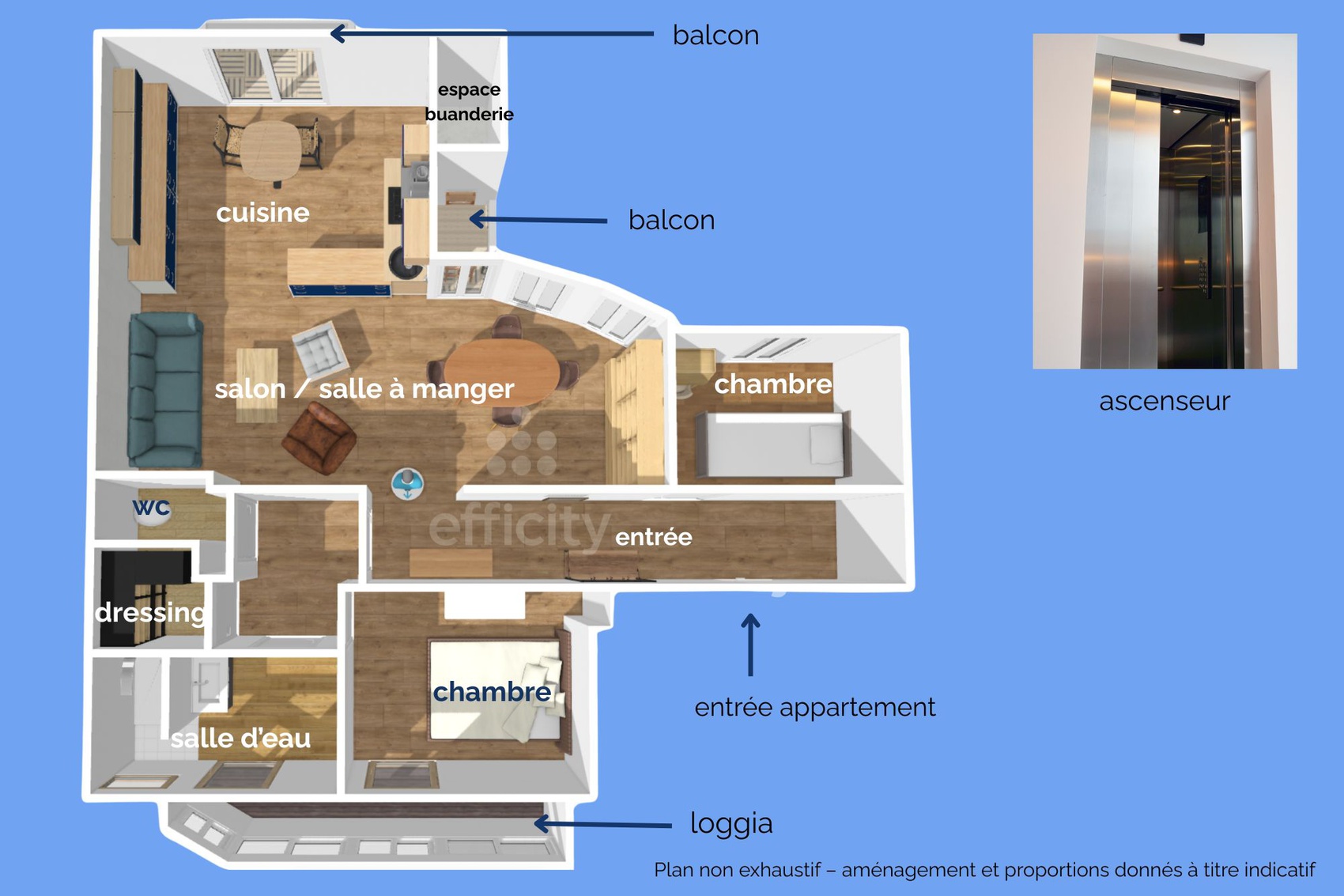 Achat immobilier Appartement 3 pièces  97m2 à Rennes (35000) - Photo n°8