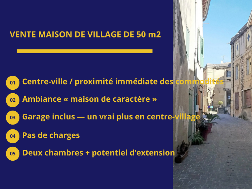 maison 3 pièces - 50m2 à Peyrolles-en-Provence (13860)