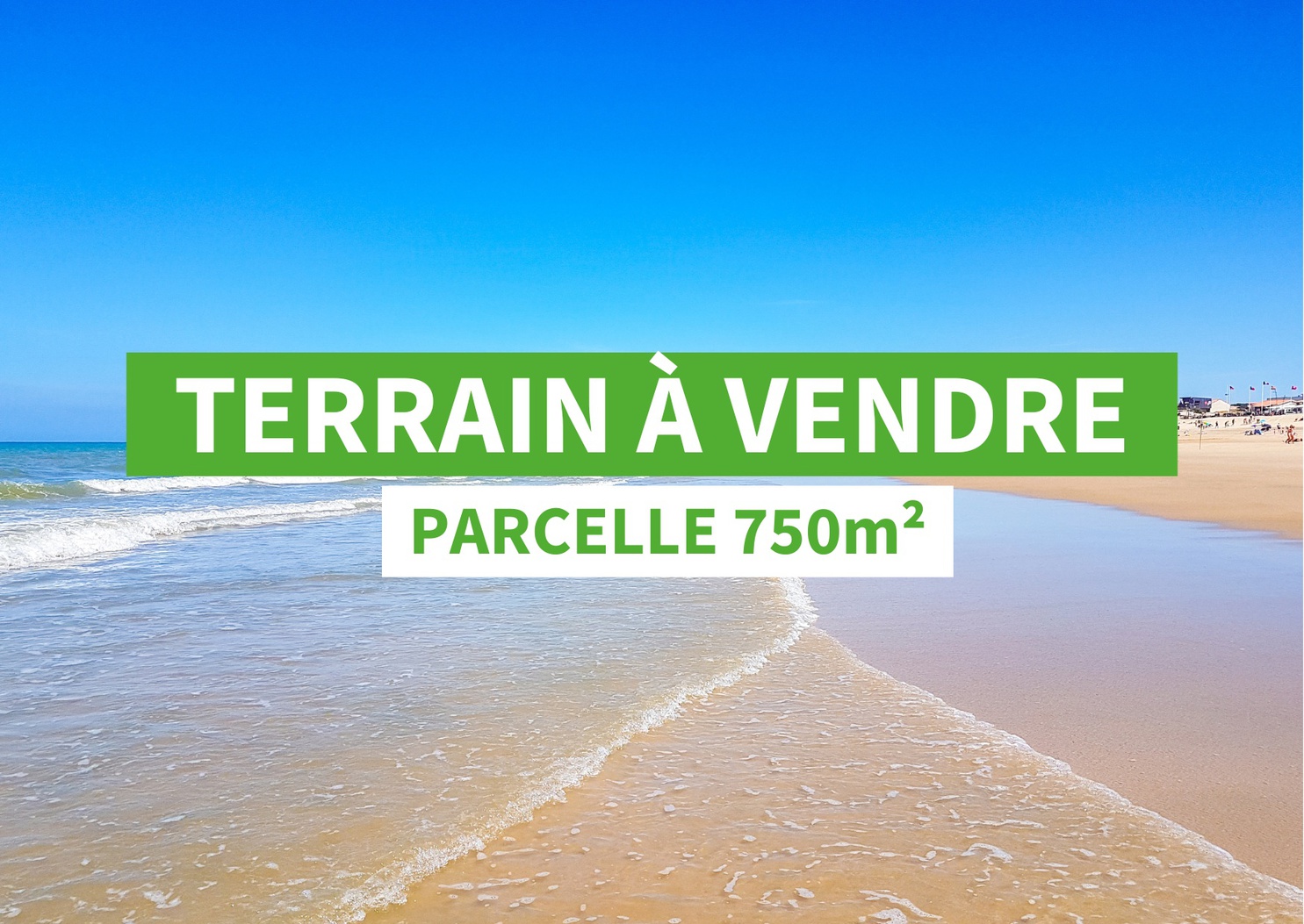 Achat immobilier Terrain   750m2 à Lacanau Océan (33680) - Photo n°1