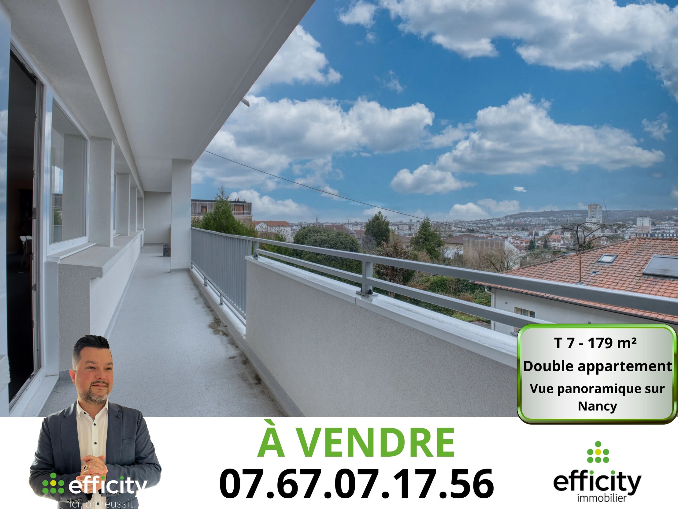 appartement 10 pièces - 179m2 à Laxou (54520)